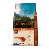 Bravery беззерновой сухой корм для взрослых собак мелких пород с ягненком (целый мешок 7 кг)
