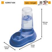 Ferplast Azimut 600 диспенсер для воды и корма, 0,6 л