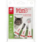 Ms. Kiss капли от клещей и насекомых для крупных кошек весом более 2 кг, 1 пипетка