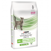 Pro Plan Veterinary Diets HA Hypoallergenic сухой корм для кошек при лечении пищевой аллергии 1,3 кг