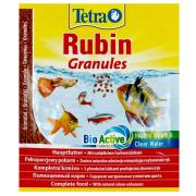 Tetra Rubin Granules полноценный корм для окраса рыб 15 г