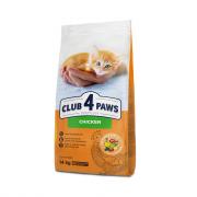 Club 4 paws сухой корм для котят с курицей (целый мешок 14 кг)