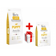 Brit Care Puppy Lamb & Rice сухой корм для щенков от 4 недель до 12 месяцев с ягнёнком и рисом (целый мешок 12 кг) + целый мешок 3 кг