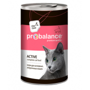 Pro Balance Active влажные консервы для активных и энергичных кошек, 415 г