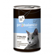 Pro Balance Sterilized влажные консервы для кастрированных котов и стерилизованных кошек, 415 г