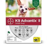 Advantix капли на холку для собак весом до 4 кг 1 тюбик-пипетка 0,4 мл