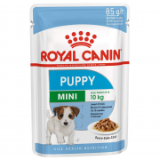 Royal Canin Mini Puppy влажный корм для щенков всех пород от 2 до 10 месяцев в соусе, 85 г