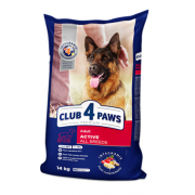 Club 4 paws сухой корм для взрослых активных собак (на развес)