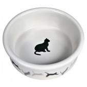 Trixie керамическая миска для кошек 0,25 л/ 11 см