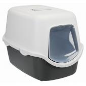 Trixie Vico биотуалет с колпаком-крышкой, тёмно-серый/светло-серый, 40×40×56 см