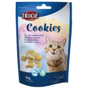 Trixie Cookies печенье для кошек с лососем и кошачьей мятой, 50 г