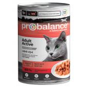 Pro Balance Active влажные консервы для активных и энергичных кошек, 415 г