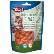 Trixie Cheese Chicken Cubes лакомство для кошек сырные кубики с курицей 