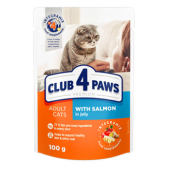 Club 4 paws с лососем в желе