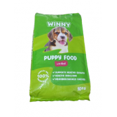 Winny Puppy Food сухой корм для щенков всех пород с говядиной (целый мешок 10 кг)