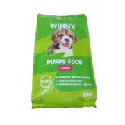 Winny Puppy Food сухой корм для щенков всех пород с говядиной (целый мешок 10 кг)