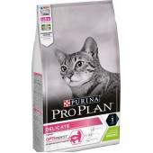Pro Plan Delicate сухой корм для кошек с чувствительным пищеварением или с особыми предпочтениями в еде с ягненком 1.5 кг