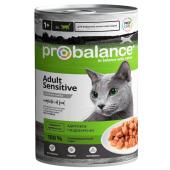 Pro Balance Sensitive влажные консервы для кошек с чувствительным пищеварением, 415 г