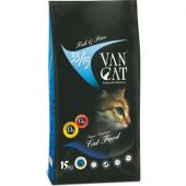 Van Cat сухой корм для кошек, рыба с рисом (целый мешок 15 кг)