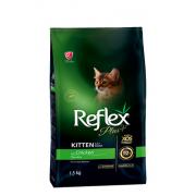 Reflex Plus Kitten сухой корм для котят с курицей 1.5 кг