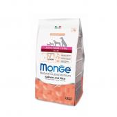 Monge Extra Small Adult Salmon and Rice сбалансированный сухой корм для взрослых собак мелких пород, с лососем и рисом, 2.5 кг