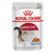 Royal Canin Instinctive полнорационный влажный корм для кошек старше одного года в желе, 85 г