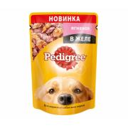 Pedigree для взрослых собак всех пород с ягненком в желе, 85 г