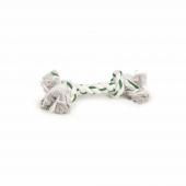 Beeztees Flossy rope with mint taste игрушка-канат для собак с мятным вкусом, 2 узла, 13 см