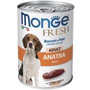 Monge Fresh Dog паштет для взрослых собак с мясом утки, 400 г