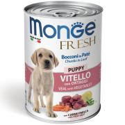 Monge Fresh Dog паштет для щенков говядина с овощами, 400 г