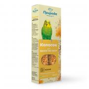 Колосок «Медовый» полноценный витаминизированный корм и лакомство для волнистых попугаев, 140 г