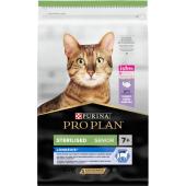 Pro Plan Sterilised Senior 7+ cухой корм для стерилизованных кошек и кастрированных котов старше 7 лет с индейкой (целый мешок 10 кг)