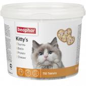 Beaphar Kitty's кормовая добавка для нормализации обмена веществ у кошек и котят, 750 т