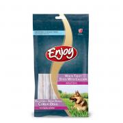 Enjoy White Twist Stick With Calcium жевательные палочки для собак, 13 см, Ø 7-8 мм