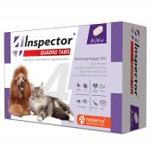 Inspector таблетки для кошек и собак от внешних и внутренних паразитов 8-16 кг, 2 шт.