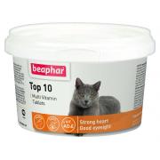 Beaphar Top10 мультивитамины для кошек, 180 шт