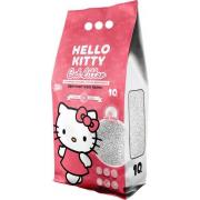 Hello Kitty бентонитовый наполнитель с ароматом детской присыпки, 10 л
