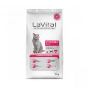 Lavital Cat Sterilised полноценный сухой корм для стерилизованных кошек с лососем (целый мешок 12 кг)