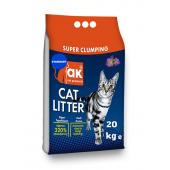 Cat Litter комкующийся наполнитель с ароматом лаванды, 20 кг