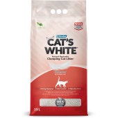 Cat's White натуральный комкующийся наполнитель, 15 л