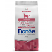 Monge Cat Monoprotein Sterilised Beef корм для стерилизованных кошек с говядиной, 1,5 кг