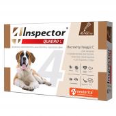 Inspector капли на холку от внешних и внутренних паразитов для собак от 40 до 60 кг