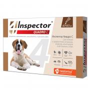 Inspector капли на холку от внешних и внутренних паразитов для собак от 40 до 60 кг