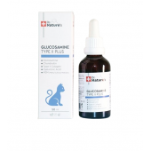 Glucosamine Type II Plus пищевая добавка для поддержки суставов кошек, 50 мл