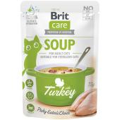 Brit Care Adult Soup, суп для кошек с индейкой 75 гр