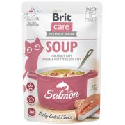Brit Care Adult Soup, суп для кошек с лососем 75 г