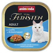 Vom Feinsten Adult with salmon, влажный корм для кошек с лососем 100 г