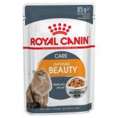 Royal Canin Intense Beauty влажный корм для поддержания красоты шерсти кошек в желе, 85 г