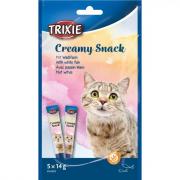 Trixie Creamy Snack White Fish лакомство для кошек с белой рыбой  5х14г