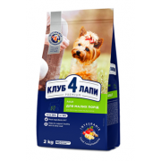 Club 4 paws сухой корм для взрослых собак мелких пород (целый мешок 14 кг)